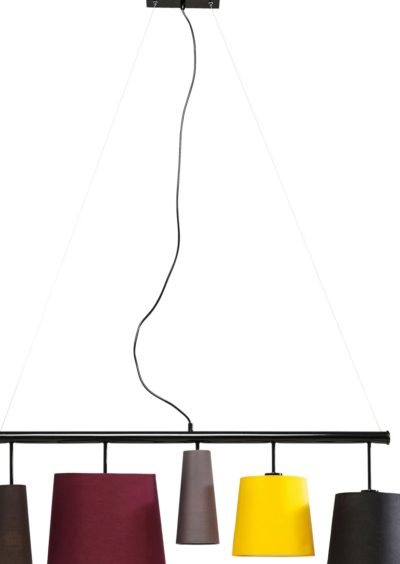Hot KARE Design Lampa wisząca Parecchi 107x37 cm kolorowa - KARE