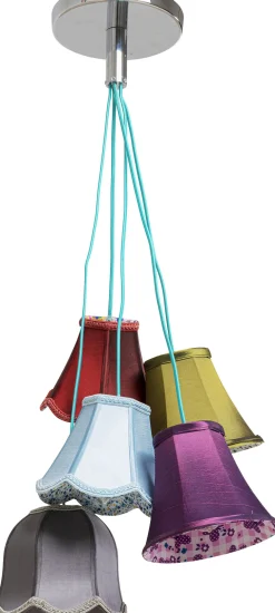 Best KARE Design Lampa wisząca Saloon Flowers 5L 45x110 cm kolorowa - KARE