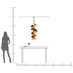 New KARE Design Lampa wisząca Saloon Fringes 9-lite - KARE