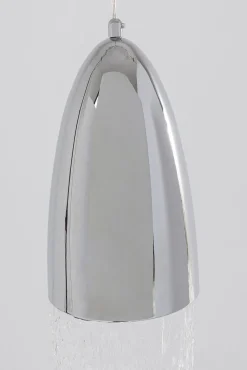 Online KARE Design Lampa wisząca stal chromowana klosz szklany transparentny Ø17x60 cm - KARE