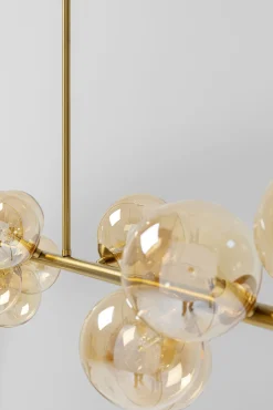 Sale KARE Design Lampa wisząca szklane klosze złota 155x138 cm - KARE
