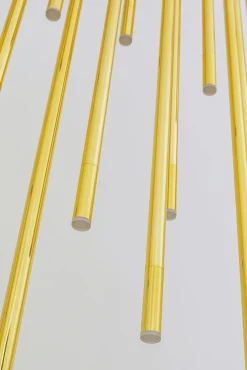 Best KARE Design Lampa wisząca Vegas LED 154x250-320 cm złota - KARE