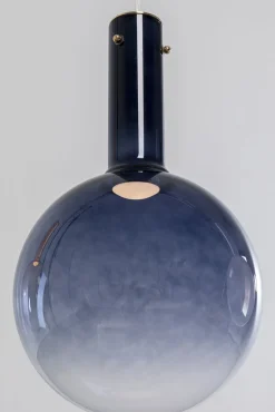 Clearance KARE Design Lampa wisząca z 3 szklanymi kloszami w różnych kolorach 99 cm - KARE