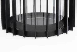 Online KARE Design Latarenka z uchwytem stalowa czarna Ø22x50 cm - KARE