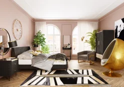 Fashion KARE Design Lustro Betsy Frame ∅90 cm czarne - KARE