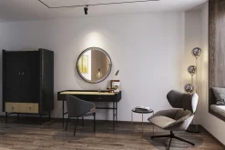 Fashion KARE Design Lustro Betsy Frame ∅90 cm czarne - KARE