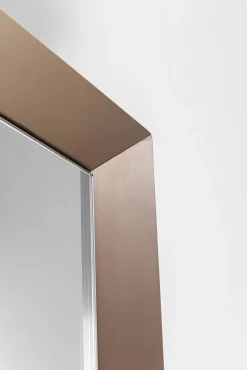 Online KARE Design Lustro ścienne Arezzo coffee trapez 65(45)x160cm - KARE