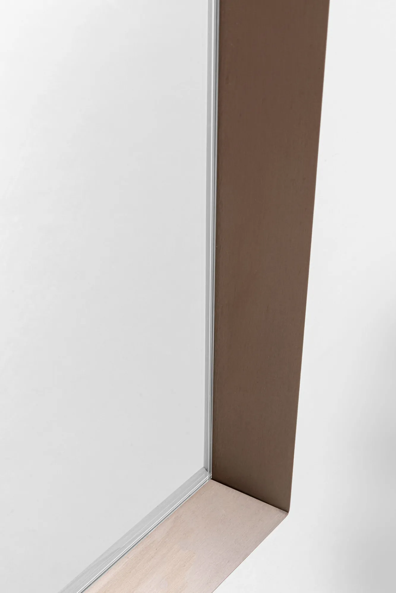 Online KARE Design Lustro ścienne Arezzo coffee trapez 65(45)x160cm - KARE