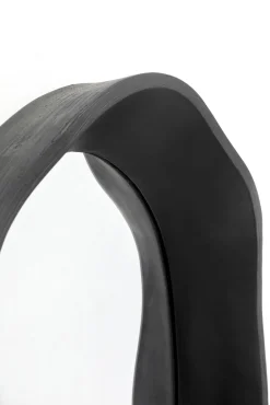 Discount KARE Design Lustro ścienne czarne loft asymetryczne 29x61 cm - KARE