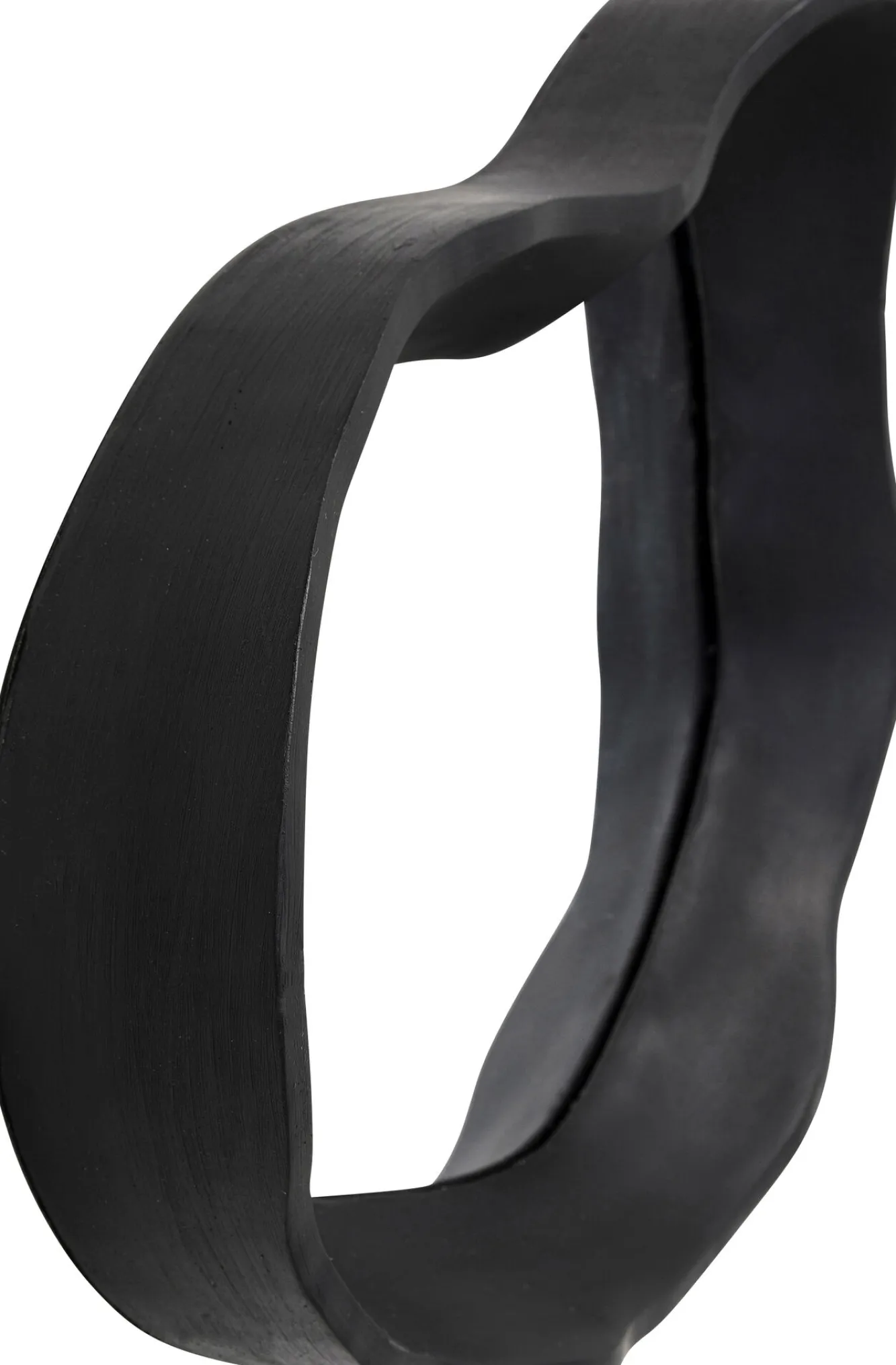 Online KARE Design Lustro ścienne do salonu czarne asymetryczne 44x32 cm - KARE