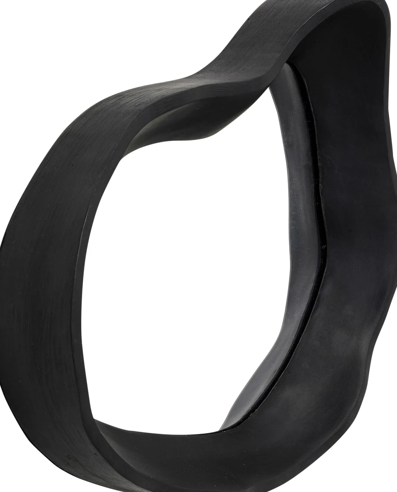 Online KARE Design Lustro ścienne do salonu czarne asymetryczne 44x32 cm - KARE