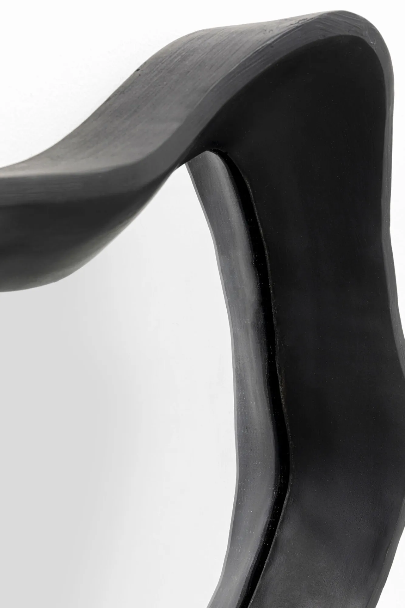 Online KARE Design Lustro ścienne do salonu czarne asymetryczne 44x32 cm - KARE