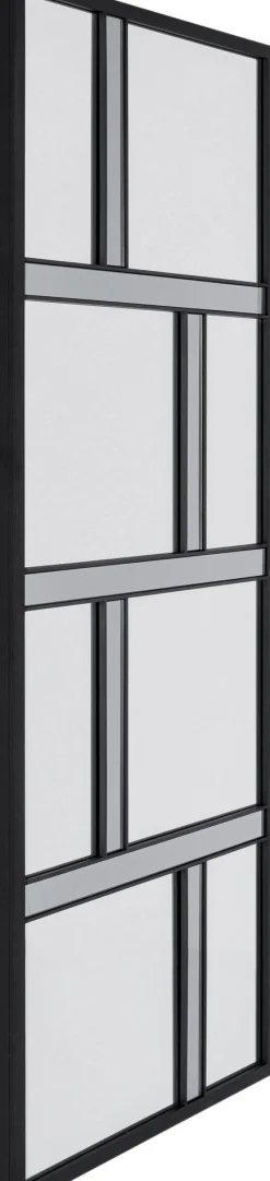 Best KARE Design Lustro ścienne duże prostokątne czarne 71x182 cm - KARE