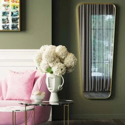 Hot KARE Design Lustro ścienne nowoczesne rama złota 65x160 cm - KARE