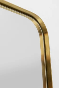 Discount KARE Design Lustro ścienne nowoczesne rama złota 40x160 cm - KARE