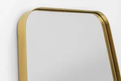 Discount KARE Design Lustro ścienne nowoczesne rama złota 40x160 cm - KARE