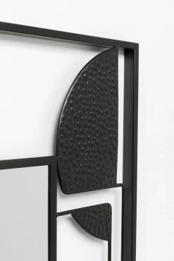 Best KARE Design Lustro czarne rama stalowa loft 70x110 cm - KARE