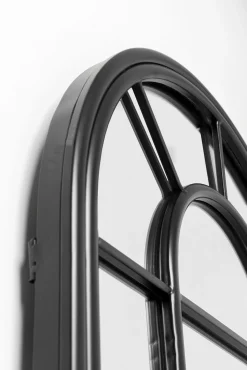 Discount KARE Design Lustro czarne rama stalowa loft okno 60x170 cm - KARE