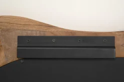 Hot KARE Design Lustro do salonu rama z drewna akacjowego brązowa 80x78 cm - KARE