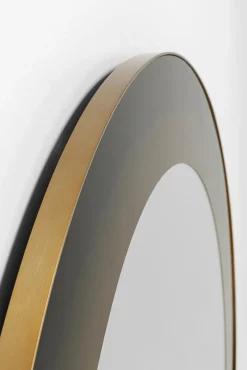 Discount KARE Design Lustro duże okrągłe czarno-złote Ø100 cm - KARE