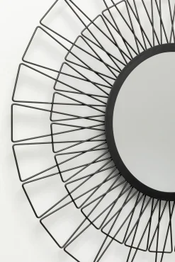 Online KARE Design Lustro okrągłe rama czarna stalowa Ø65 cm - KARE