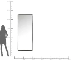 Best KARE Design Lustro Ombra MO 80x200 cm czarne - KARE