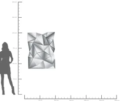 Fashion KARE Design Lustro Prisma 120x80 cm - KARE