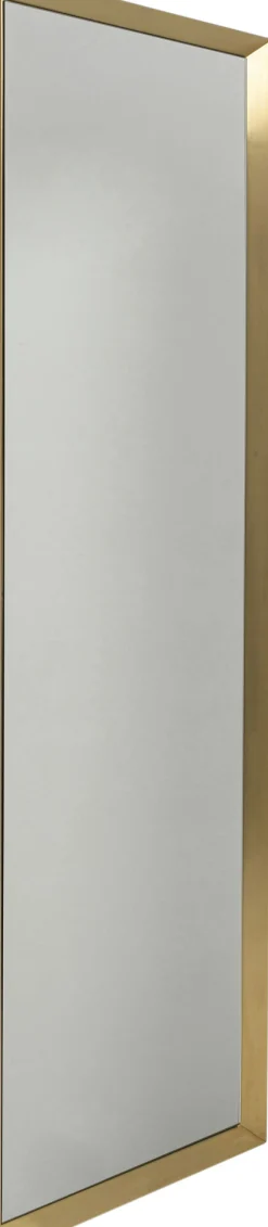 Best KARE Design Lustro prostokątne duże rama złota stalowa 70x200 cm - KARE