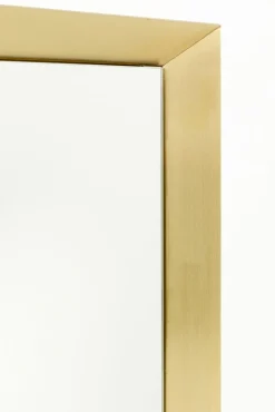 Best KARE Design Lustro prostokątne rama złota stalowa 80x120 cm - KARE