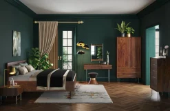 Hot KARE Design Lustro Ravello 55x80 cm sheesham brązowo-czarne - KARE