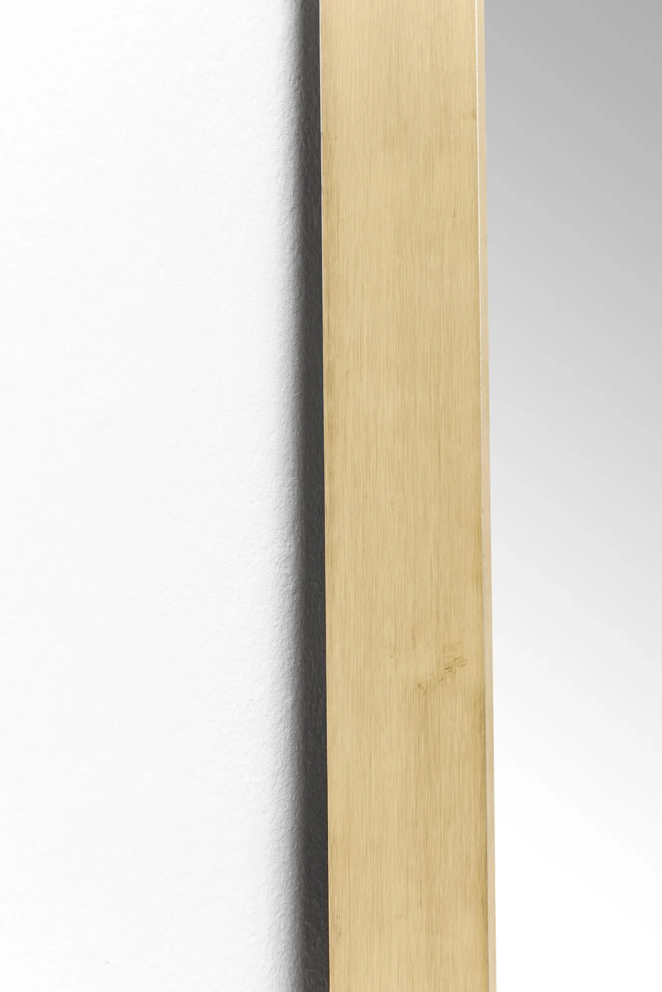 Clearance KARE Design Lustro stojące Curve Rectangular 200x70cm mosiężne - KARE