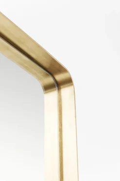 Clearance KARE Design Lustro stojące Curve Rectangular 200x70cm mosiężne - KARE