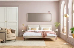 Clearance KARE Design Lustro stojące Curve Rectangular 200x70cm mosiężne - KARE