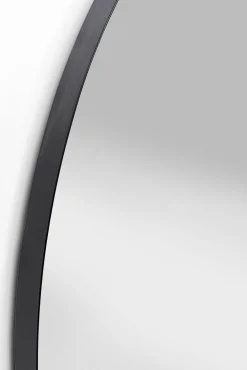 Outlet KARE Design Lustro wiszące Bella Ø100 cm czarne - KARE