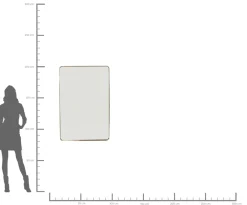 Online KARE Design Lustro wiszące Curve Rectangular 120x80 cm mosiężne - KARE