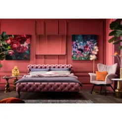 Online KARE Design Lustro wiszące Curve Rectangular 120x80 cm mosiężne - KARE