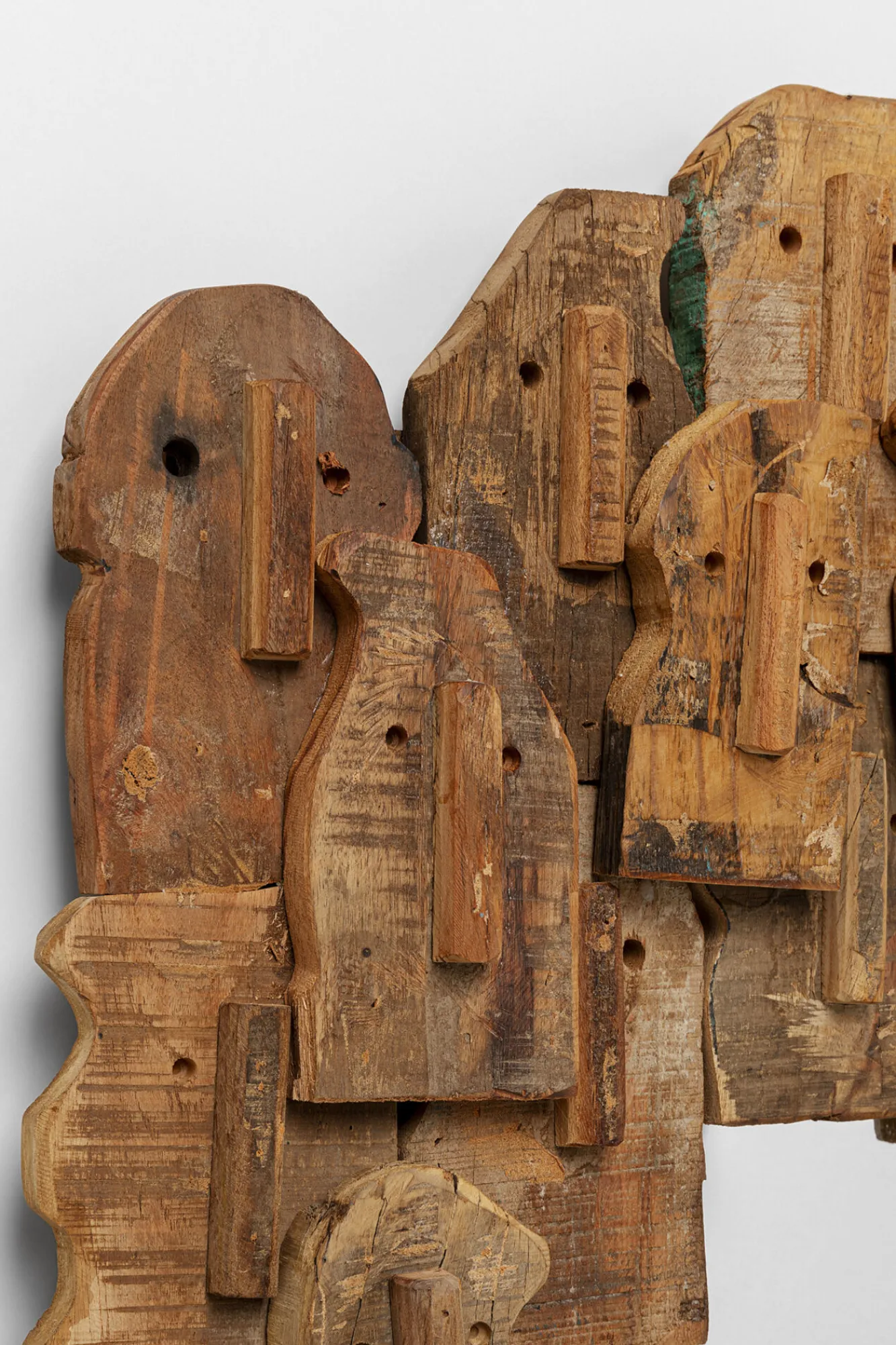 Sale KARE Design Lustro wiszące do salonu drewno z recyklingu 90x160 cm - KARE