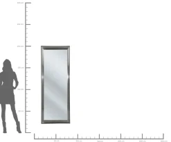 Sale KARE Design Lustro wiszące Frame 180x90 cm srebrne - KARE