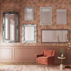 Sale KARE Design Lustro wiszące Frame 180x90 cm srebrne - KARE