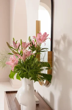 Online KARE Design Lustro wiszące Hipster Oval 114x50 cm złote - KARE