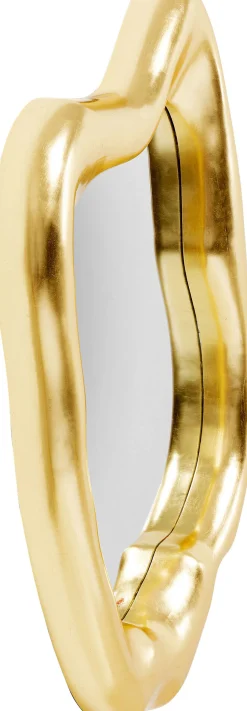 Fashion KARE Design Lustro wiszące Hologram 117x68 cm złote - KARE