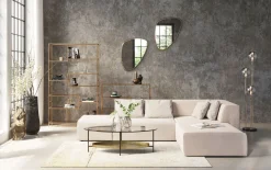 Sale KARE Design Lustro wiszące Jetset 83x56 cm złote - KARE