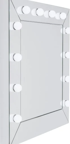 Clearance KARE Design Lustro wiszące Make Up Square 81x81 cm srebrne - KARE