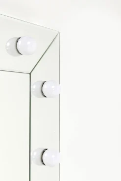 Clearance KARE Design Lustro wiszące Make Up Square 81x81 cm srebrne - KARE