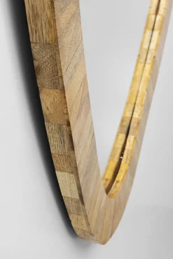 Clearance KARE Design Lustro wiszące naturalne do salonu 65x77 cm - KARE