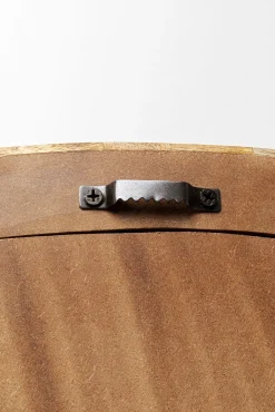 Clearance KARE Design Lustro wiszące naturalne do salonu 65x77 cm - KARE