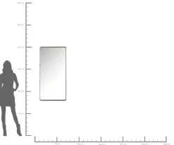 New KARE Design Lustro wiszące Shadow Soft 120x60 cm czarne - KARE