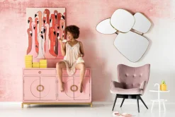 Online KARE Design Lustro wiszące Shapes 130x105 cm złote - KARE