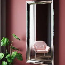 Discount KARE Design Lustro wiszące Soft Beauty 207x99 cm srebrne - KARE