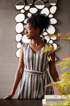 Outlet KARE Design Lustro wiszące Water Drops 135x78 cm miedziane - KARE